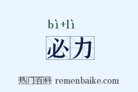 必力是什么意思的图片